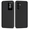 Husă Flip cu slot pentru card Samsung Galaxy A56 Tech-Protect Smart Clear View - Negru