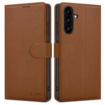 Husa portofel cu magnet & suport Samsung Galaxy A56 Tech-Protect - Maro