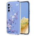 Samsung Galaxy A57 Husă TPU cu model floral - Violet