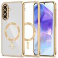 Husă Samsung Galaxy A57 Tech-Protect MagFlex - Compatibilă cu MagSafe - Transparent / Auriu