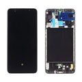 Carcasa frontala si display LCD Samsung Galaxy A70 GH82-19747A - negru