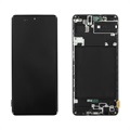 Carcasă Față Și Display LCD Samsung Galaxy A71 - GH82-22152A - Negru