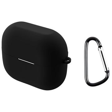 Husă Silicon cu Carabinieră Samsung Galaxy Buds3 FE - Negru