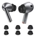 Samsung Galaxy Buds3 Pro Ahastyle DD09 Mușchi de silicon pentru urechi - Negru