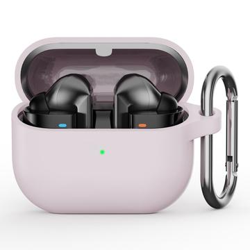 Husă Silicon cu Carabinieră Samsung Galaxy Buds3 Pro - Roz