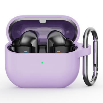 Husă Silicon cu Carabinieră Samsung Galaxy Buds3 Pro - Violet