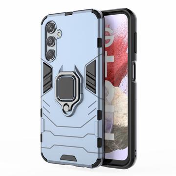 Husă Hibrid Cu Suport Inel Samsung Galaxy F34/M34 5G - Albastru