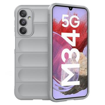 Husă TPU Samsung Galaxy F34/M34 5G - Rugged - Gri Deschis