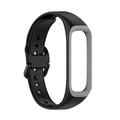 Curea Silicon Moale Samsung Galaxy Fit2 - Negru / Gri