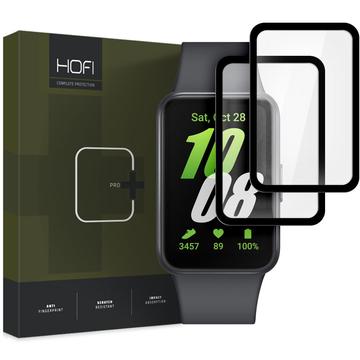 Geam Protecție Ecran - 9H - Sticlă Temperată Samsung Galaxy Fit3 - Hofi Hybrid Pro+ - Marginea Neagră - 2 Buc.