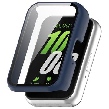 Husă Plastic cu Protector Ecran - 9H - Samsung Galaxy Fit3 - Albastru Închis