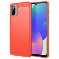 Husă TPU Brushed Samsung Galaxy M06/F06 - Fibră de Carbon