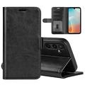 Husă Portofel cu Închidere Magnetică Samsung Galaxy M16 - negru