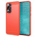 Husă TPU Brushed Samsung Galaxy M56/F56 - Fibră de Carbon