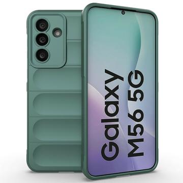 Husă TPU Samsung Galaxy M56 - Rugged - Verde