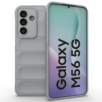 Husă TPU Samsung Galaxy M56 - Rugged - Gri Deschis