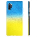 Steagul Ucrainei TPU husă -Samsung Galaxy Note10+ - Bicoloră