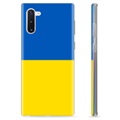 Husă TPU Steagul Ucrainei - Samsung Galaxy Note10 - Galben și Albastru Deschis