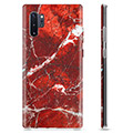 Husă TPU - Samsung Galaxie Note10+ - Marmură Roșie