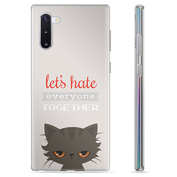 Husă TPU - Samsung Galaxy Note10 - Angry Cat