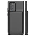 Husă Cu Baterie Externă Samsung Galaxy Note20 Ultra - 6000mAh - Negru