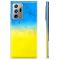 Steagul Ucrainei TPU husă -Samsung Galaxy Note20 Ultra - Bicoloră