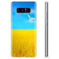 Husă TPU Ucraina -  Samsung Galaxy Note8 - Câmp de Grâu