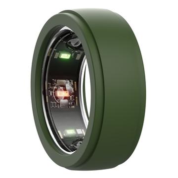 Carcasă din silicon anti-zgârieturi Samsung Galaxy Ring - Dimensiune: 6/7/8/9 - Negru-verde