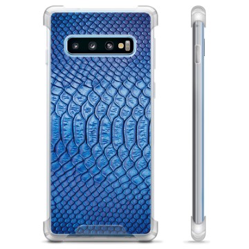 Husă Hibrid - Samsung Galaxie S10 - Piele