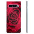 Husă TPU - Samsung Galaxie S10+ - Trandafir