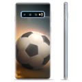 Husă TPU - Samsung Galaxie S10+ - Fotbal