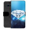 Husă Portofel Premium - Samsung Galaxie S10 - Diamant