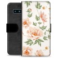 Husă Portofel Premium - Samsung Galaxie S10 - Floral