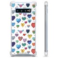 Husă Hibrid - Samsung Galaxy S10 - Inimi