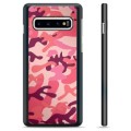 Capac Protecție - Samsung Galaxie S10+ - Camuflaj Roz
