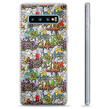 Husă TPU - Samsung Galaxy S10+ - Graffiti