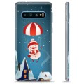 Husă TPU - Samsung Galaxie S10+ - Om de Zăpadă