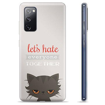 Husă TPU - Samsung Galaxy S20 FE - Angry Cat