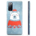 Husă TPU - Samsung Galaxie S20 FE - Urs Polar Crăciun