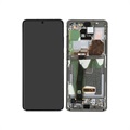 Carcasă Față Și Display LCD Samsung Galaxy S20 Ultra 5G GH82-22327C - Alb