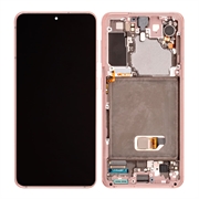 Carcasă Față Și Display LCD Samsung Galaxy S21 5G GH82-24544D - Roz