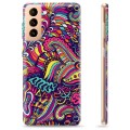 Husă TPU - Samsung Galaxy S21+ 5G - Flori Abstracte