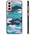 Capac Protecție - Samsung Galaxy S21 5G - Camuflaj Albastru