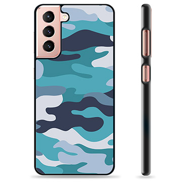 Capac Protecție - Samsung Galaxy S21 5G - Camuflaj Albastru