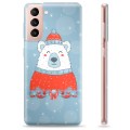 Husă TPU - Samsung Galaxy S21 5G - Urs Polar Crăciun