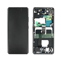 Carcasă Față Și Display LCD Samsung Galaxy S21 Ultra 5G GH82-26035A - Negru
