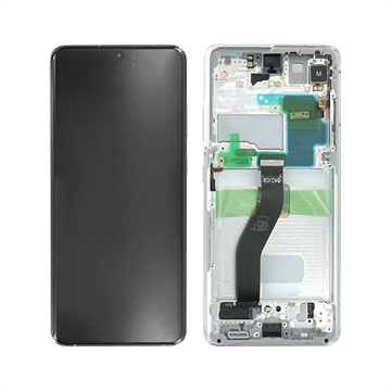 Carcasă Față Și Display LCD Samsung Galaxy S21 Ultra 5G GH82-26035B - Argintiu
