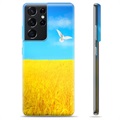 Husă TPU Ucraina - Samsung Galaxy S21 Ultra 5G - Câmp de Grâu