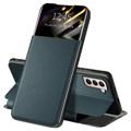 Husă Flip Samsung Galaxy S22 5G - Front Smart View - Verde