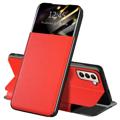 Husă Flip Samsung Galaxy S22 5G - Front Smart View - Roșu